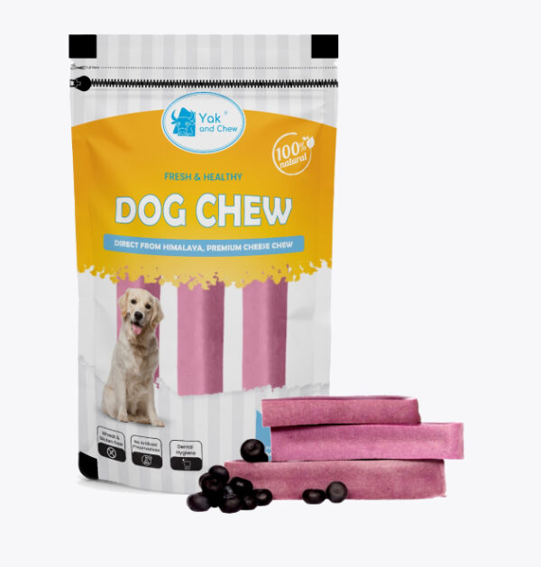 Himalayan Dog Chew Pack of 3 | Medium | 220g | Blueberry